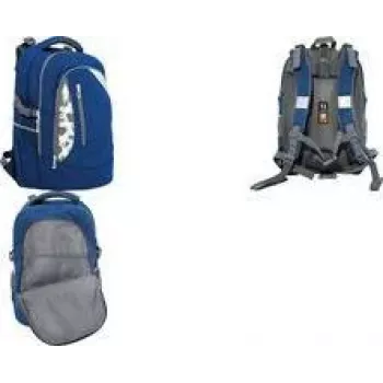 Mochila escolar Faber-Castell Eberhard Faber X-Style, Denim Blue, 28 L, para criança e jovem 9-16 anos, poliéster 577636