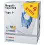 Conjunto de sacos de aspirador Siemens VZ123FP MegaAir SuperTEX (tipo G/G ALL, 4 sacos + 1 microfiltro)