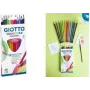 GIOTTO COLORS 3.0 ACQUARELL lápis de aguarela, 12 cores diferentes, sextavados, mina 3,0 mm, estojo de cartão (F277100)