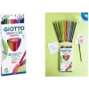GIOTTO COLORS 3.0 ACQUARELL lápis de aguarela, 12 cores diferentes, sextavados, mina 3,0 mm, estojo de cartão (F277100)