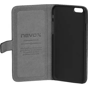 Nevox ORDO capa Flip para Sony Xperia Z5 - pele PU, preto