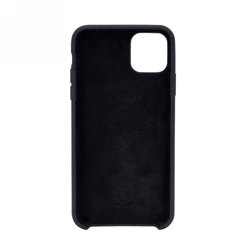 JT Berlin capa de silicone Steglitz preto para iPhone 12/12 Pro 10538
