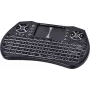 Renkforce RF-MWK-103 teclado sem fios com touchpad integrado, QWERTZ alemão, preto RF-7481488