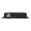 EXSYS EX-1240HMVS hub USB 3.2 Gen 2 industrial de 4 portas, montagem em calha DIN, metal