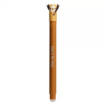 FABER-CASTELL EBERHARD FABER Animal Erase it! Caneta de gel preguiça 0,7 mm azul (582109)