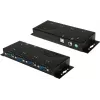 EXSYS EX-1334HMV-2 Adaptador USB 2.0 para 4 portas RS-232 Série com caixa de metal