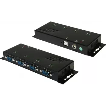 EXSYS EX-1334HMV-2 Adaptador USB 2.0 para 4 portas RS-232 Série com caixa de metal
