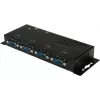 EXSYS EX-1334HMV-2 Adaptador USB 2.0 para 4 portas RS-232 Série com caixa de metal