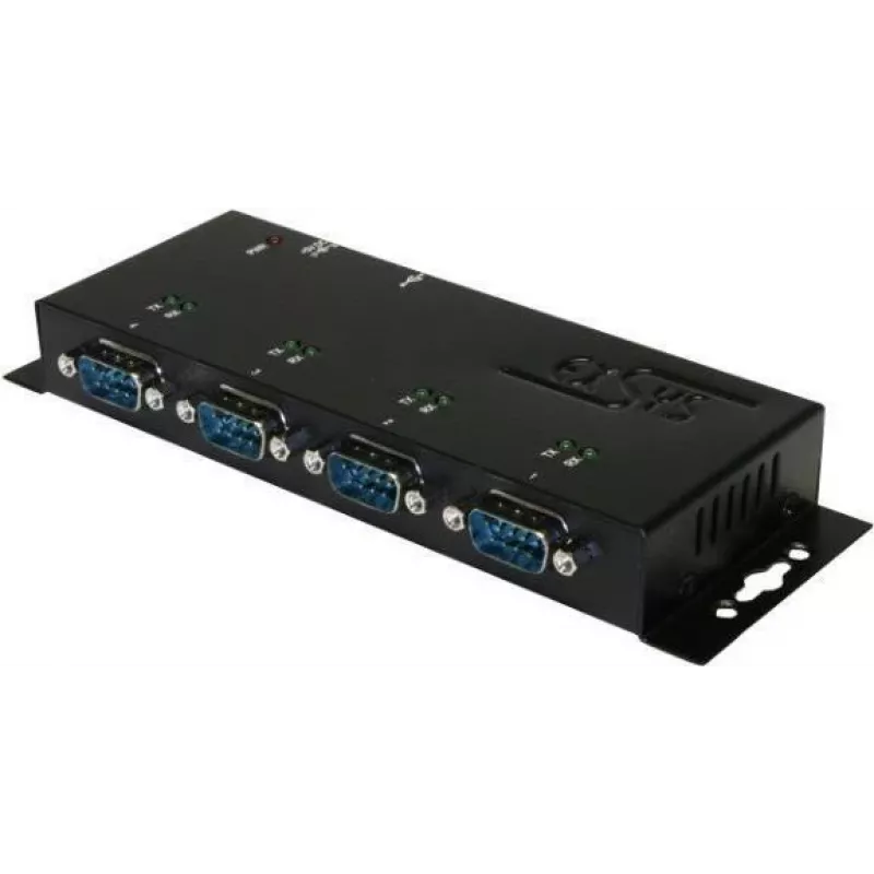EXSYS EX-1334HMV-2 Adaptador USB 2.0 para 4 portas RS-232 Série com caixa de metal