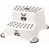 keeeper kids Igor Panda Banco de 2 degraus, branco com estampa de panda, capacidade de carga 120 kg, pés antiderrapantes 1003110024100