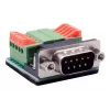 Cabo adaptador série EXSYS EX-49000 D-SUB 9 pinos macho para bloco de terminais de parafuso de 10 pinos, 30 cm