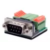 Cabo adaptador série EXSYS EX-49000 D-SUB 9 pinos macho para bloco de terminais de parafuso de 10 pinos, 30 cm