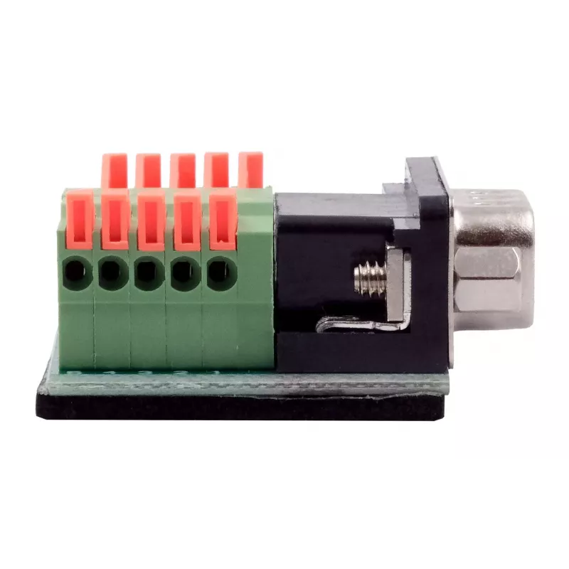 Cabo adaptador série EXSYS EX-49000 D-SUB 9 pinos macho para bloco de terminais de parafuso de 10 pinos, 30 cm