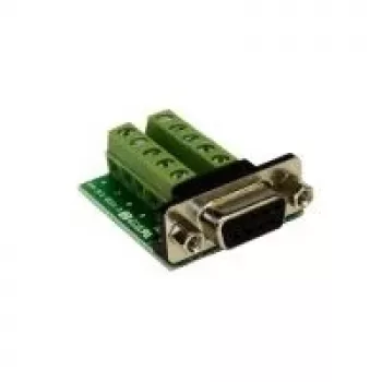 Cabo adaptador EXSYS EX-49005 D-SUB 9 pinos macho para bloco de terminais de parafuso de 10 pinos, 0,3 m, RS-232