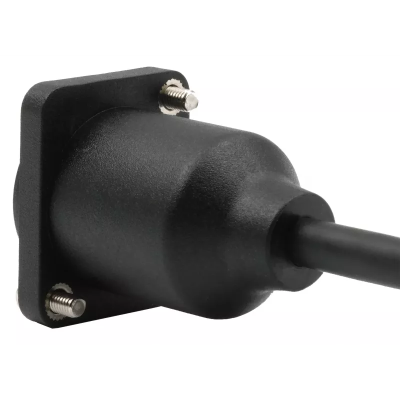 Cabo adaptador EXSYS EX-49162 HDMI tipo A conector fêmea para macho, 20 cm, 4K, High Speed com Ethernet, preto