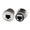 EXSYS EX-49196 adaptador RJ45 de painel em metal, fêmea para fêmea