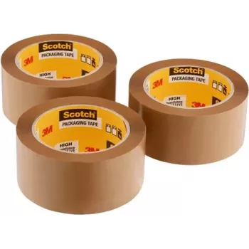 Fita adesiva PVC para interiores 3M HV5066TB Scotch 5066, 66 m x 19 mm, castanho