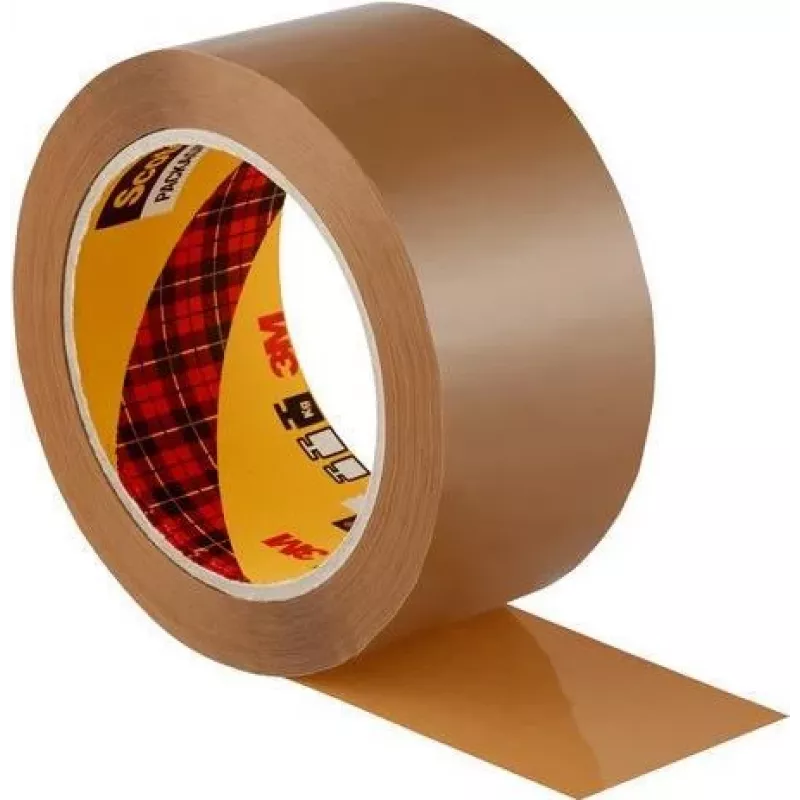 Fita adesiva PVC para interiores 3M HV5066TB Scotch 5066, 66 m x 19 mm, castanho