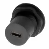 EXSYS EX-49214 adaptador de painel USB-C fêmea para USB-C fêmea, USB 3.2 Gen 1