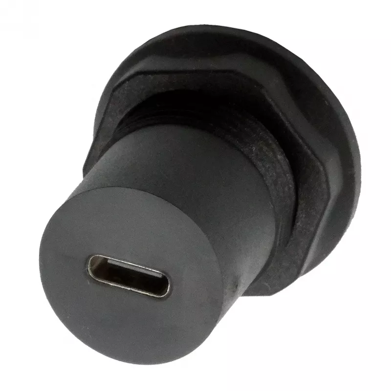 EXSYS EX-49214 adaptador de painel USB-C fêmea para USB-C fêmea, USB 3.2 Gen 1