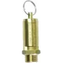 Válvula de segurança de ar comprimido Aerotec 1/2 polegada, 10 bar, latão 9049104