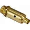 Válvula de segurança de ar comprimido Aerotec 1/2 polegada, 10 bar, latão 9049104