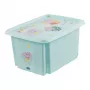 Caixa de arrumação keeeper karolina Peppa Pig, 15 litros caixa empilhável/aninhável com tampa, PP, aquamarina, 1 unid. 1223662433600