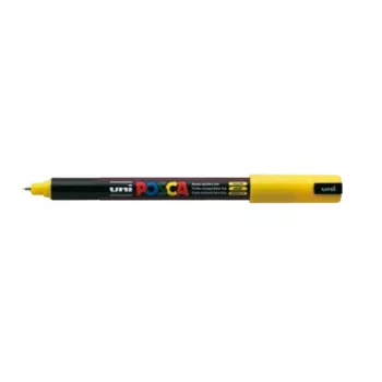 Marcador de verniz POSCA PC-1MR amarelo 0,7 mm ponta redonda ultrafina tinta pigmentada à base de água impermeável inodoro 1 unid. PC1MR J