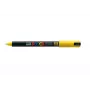 Marcador de verniz POSCA PC-1MR amarelo 0,7 mm ponta redonda ultrafina tinta pigmentada à base de água impermeável inodoro 1 unid. PC1MR J
