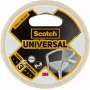 3M Scotch Universal Tape 2000 branco 48 mm x 25 m, 6 rolos – fita de película PE multiusos para agrupar, fixar, reparar e selar 7100205295