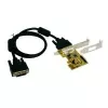 EXSYS EX-1095 placa adaptadora PCI Express x1 2 portas RS232 série