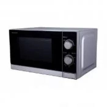 Sharp R200INW micro-ondas solo 20L 800W preto/prateado