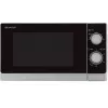 Sharp R200INW micro-ondas solo 20L 800W preto/prateado