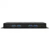 EXSYS EX-1247HMVS hub industrial USB 3.2 Gen 2 de 7 portas com montagem em calha DIN