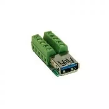 EXSYS EX-49060 Adaptador conector fêmea USB 3.0 de 10 pinos para bloco de terminais