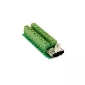 EXSYS EX-49065 Adaptador conector fêmea HDMI de 19 pinos para bloco de terminais de 20 pinos