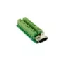 EXSYS EX-49065 Adaptador conector fêmea HDMI de 19 pinos para bloco de terminais de 20 pinos