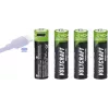 Voltcraft VC-AA1300USB Pilhas AA Li-Ion recarregáveis por USB-C 1300 mAh 1,5 V, pack de 4