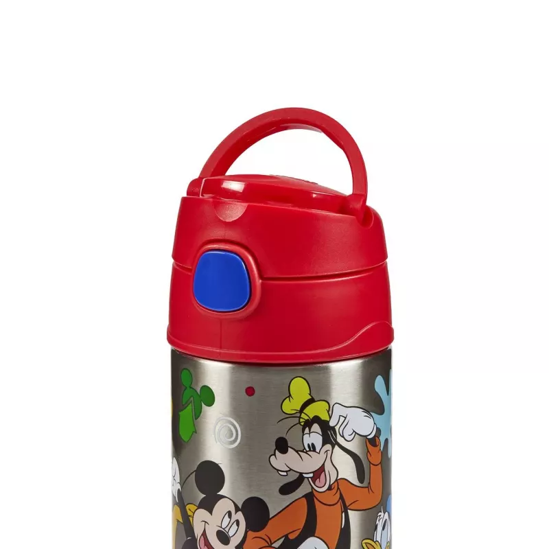 THERMOS FUNTAINER garrafa isotérmica com palhinha, Disney Mickey, 0,35 L, aço inoxidável, tampa em PP 4113.411.035