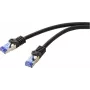 Renkforce RF-6830464 cabo de rede CAT 6a S/FTP, RJ45, 5 m, preto