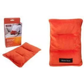 Deflecto almofada térmica para micro-ondas com sementes de linho, almofada multifuncional para alívio de dores, termoterapia e crioterapia, reutilizável, capa de tecido macio - 1 unid. (DEFHPMPP)
