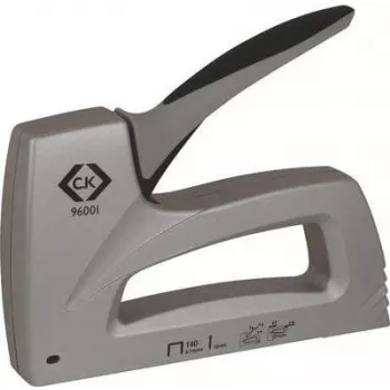 C.K Tools agrafador de alta resistência para agrafos de 6-14 mm, alumínio fundido, punho bi-material 496001
