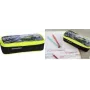 FABER-CASTELL EBERHARD FABER estojo Race Car, preto/amarelo néon poliéster, compartimento principal grande, compartimento com fecho de correr 577575