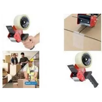 Rapesco 960 Dispensador de Fita de Embalagem para Fita de 50 mm x 60 m, Aço, Punho Ergonómico 1790