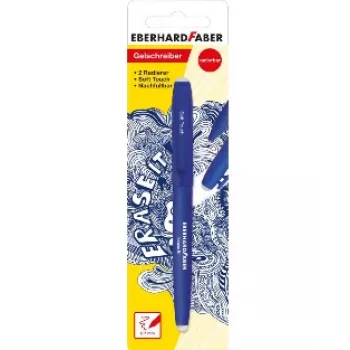 Faber-Castell Eberhard Faber Erase It! Caneta de Gel Azul 0,7 mm Recarregável Apagável 582181