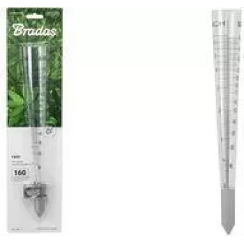 BRADAS WL-M17 WHITE LINE Pluviómetro, plástico, até 160 mm/m², base cónica, 1 unidade