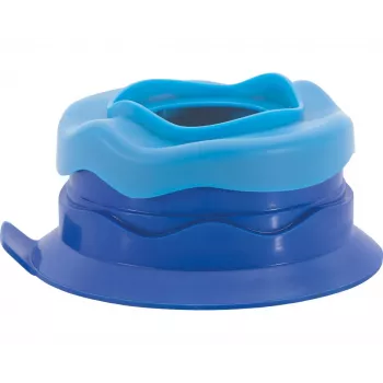 Faber-Castell Eberhard Faber WINNER Copo para água com suporte para pincel azul de silicone em plástico reciclado 579936