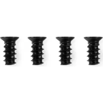 Conjunto de 4 parafusos para ventoinha Alphacool 5x10mm preto (10325)