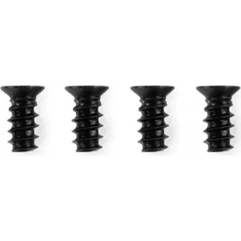 Conjunto de 4 parafusos para ventoinha Alphacool 5x10mm preto (10325)