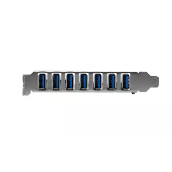 Placa PCIe EXSYS USB 3.2 Gen 1 com 7 portas (chipset VIA) EX-11088-2